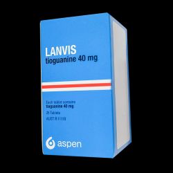 Ланвис (Тиогуанин) таблетки 40мг 25шт в Нижнем Тагиле и области фото