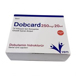 Добутамин Добкард Dobcard (dobutamine) р-р д/ин амп 250мг/20мл в Нижнем Тагиле и области фото