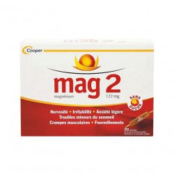 Маг 2, Mag 2, Магний 122мг ампулы для питья б/сахара №30 в Нижнем Тагиле и области фото