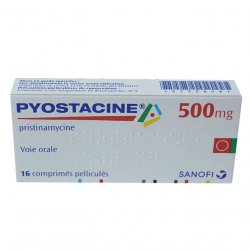 Пиостацин (Пристинамицин) таблетки 500мг №16 в Нижнем Тагиле и области фото